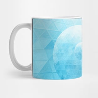 Turquoise Mosaic Tiles Ombre Mug